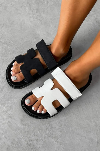 Women's Double Strap Slide Sandals