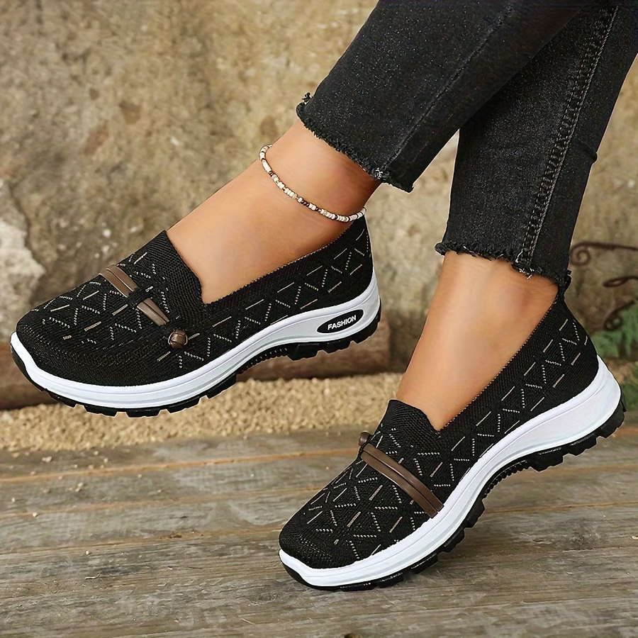 Breathable Slip-On Comfort Walking Shoes