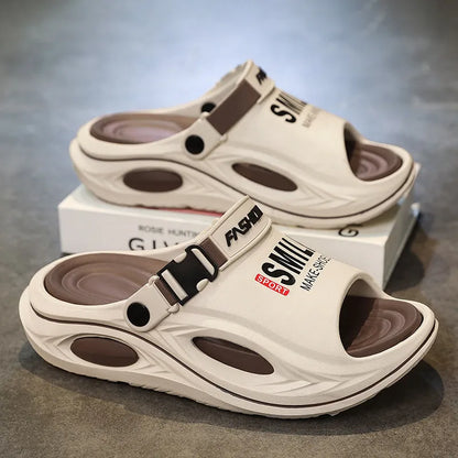 Men's Adjustable Strap Comfort Slide Sandals