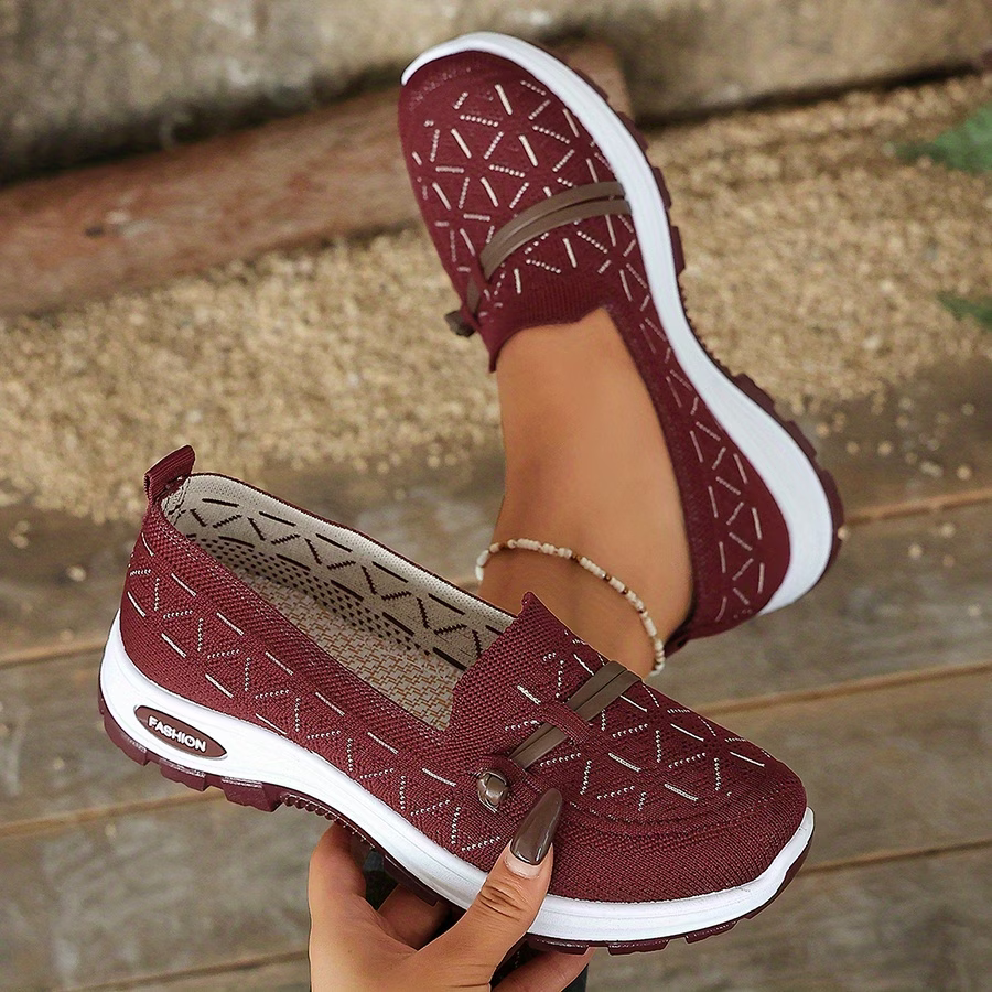 Breathable Slip-On Comfort Walking Shoes