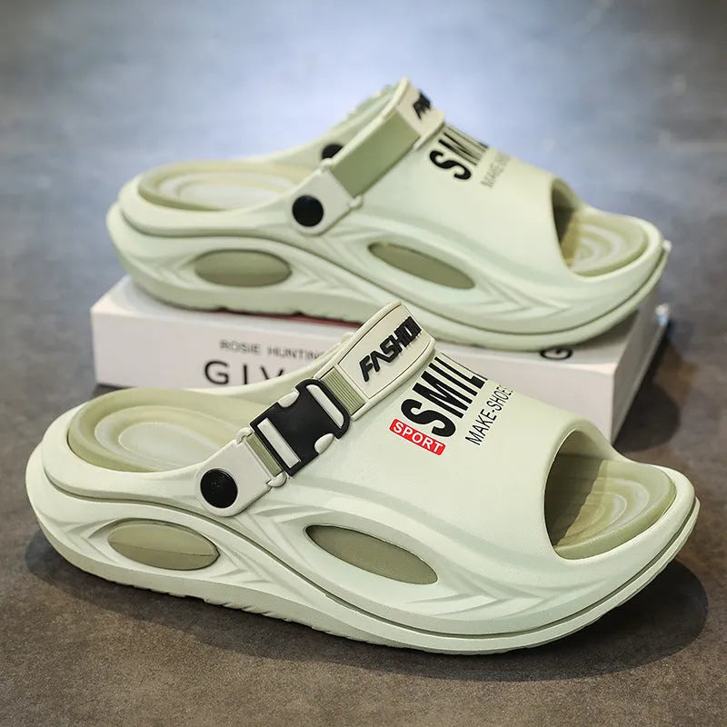 Men's Adjustable Strap Comfort Slide Sandals