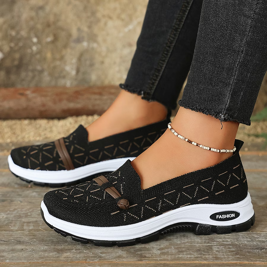 Breathable Slip-On Comfort Walking Shoes