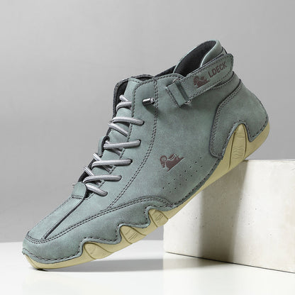 Men's High-Top Lace-Up Casual Sneakers