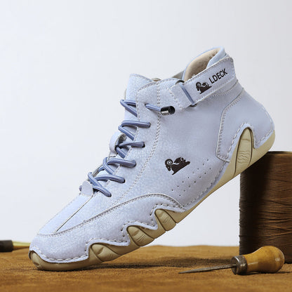 Men's High-Top Lace-Up Casual Sneakers