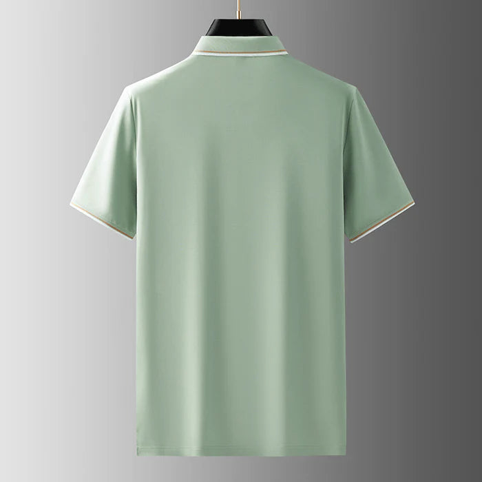 Men's Contrast-Trim Short-Sleeve Polo Shirt