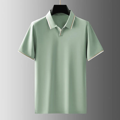 Men's Contrast-Trim Short-Sleeve Polo Shirt