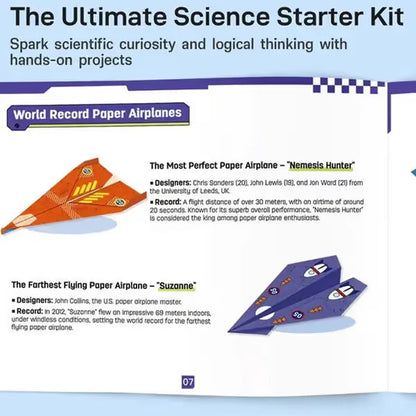 Kids' DIY Paper Airplane Folding Kit