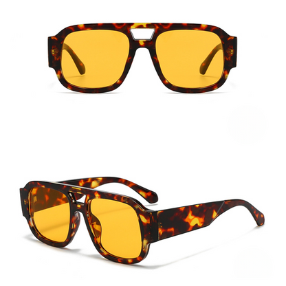 Unisex Oversized Square Frame Sunglasses