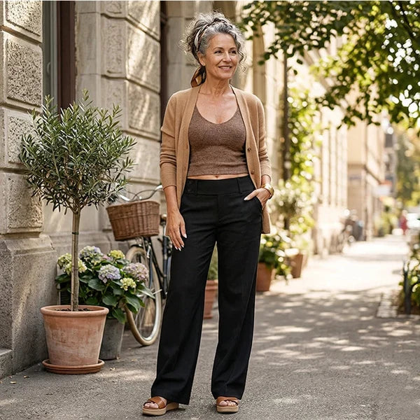 Women's Flared Tailored Pants