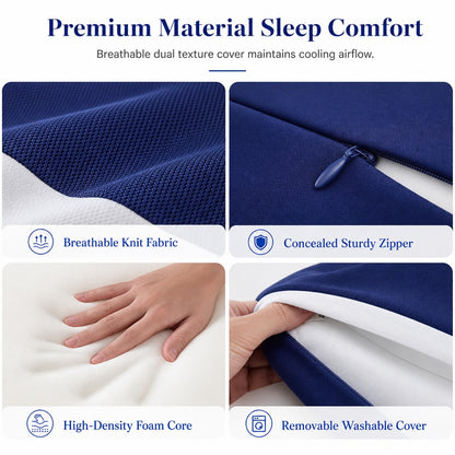 Heart-Shaped Knee Pillow for Side Sleepers