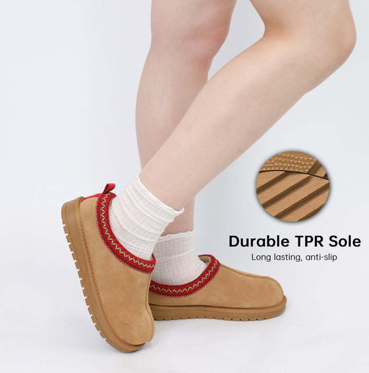 Women's Decorative Trim Slip-On Slippers