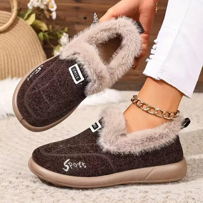 Women’s Fuzzy Slip-On Shoes