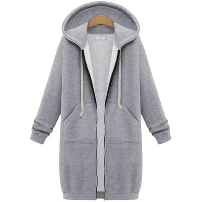 Women’s Hooded Zip-Up Top