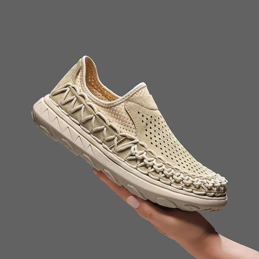 Men's Handwoven Slip-On Casual Loafers