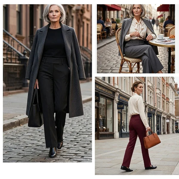 Women's Flared Tailored Pants