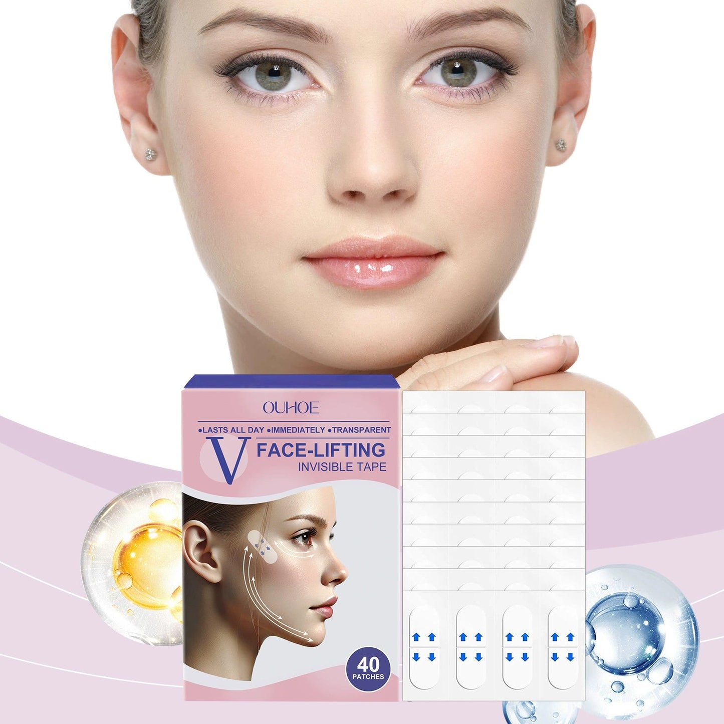 Invisible Face Lift Tape Patches