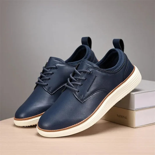 Men’s Brogue Lace-Up Sneakers