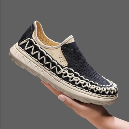 Men's Handwoven Slip-On Casual Loafers