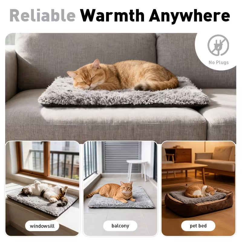 Self-Warming Pet Bed & Mat