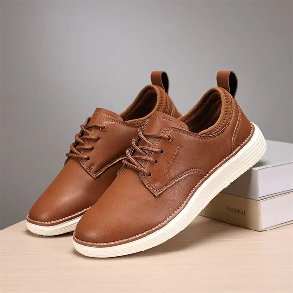 Men’s Brogue Lace-Up Sneakers