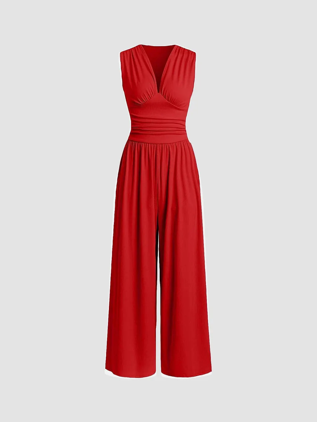 Women’s Sleeveless Wide-Leg Jumpsuit