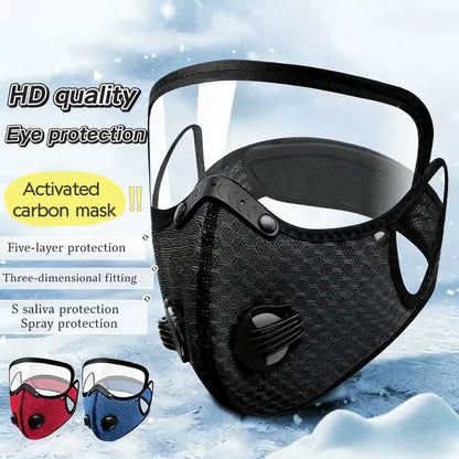 Unisex Dual-Valve Filter Face Mask