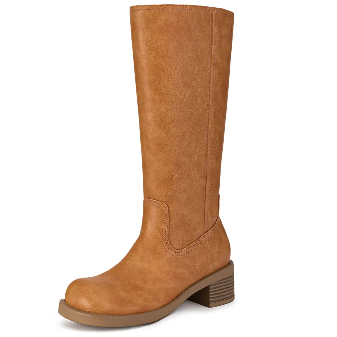 Women's Knee-High Block Heel Boots