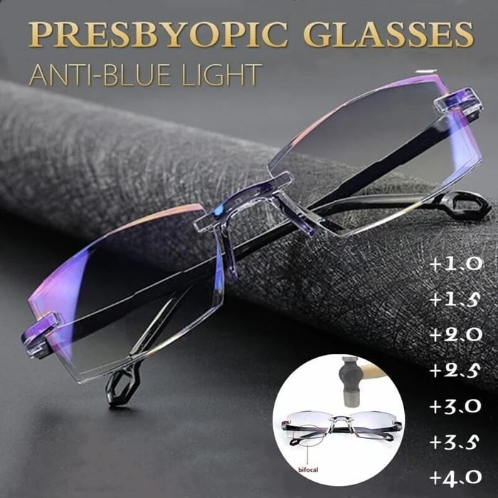 Progressive Anti-Blue Light Reading Glasses