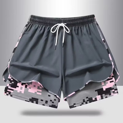 Women's Athletic Layered Running Shorts