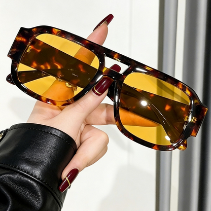 Unisex Oversized Square Frame Sunglasses