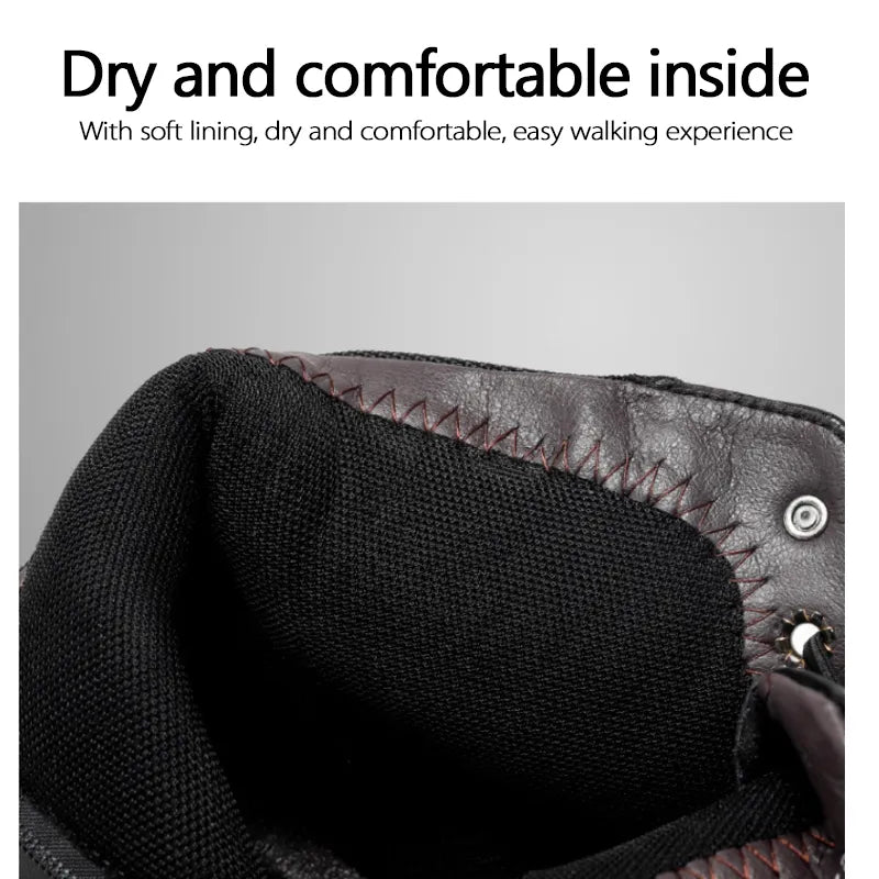 Men’s Fleece-Lined Comfort Chukka Boots