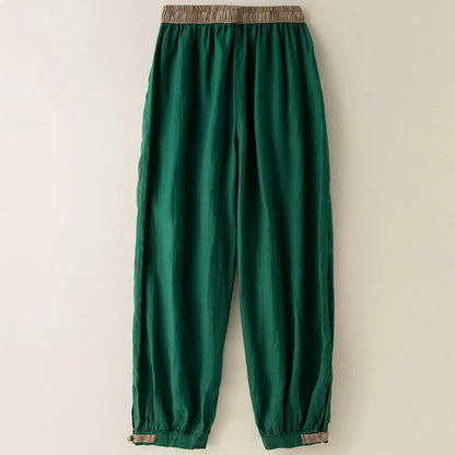 Women's Relaxed Drawstring Pants with Pockets