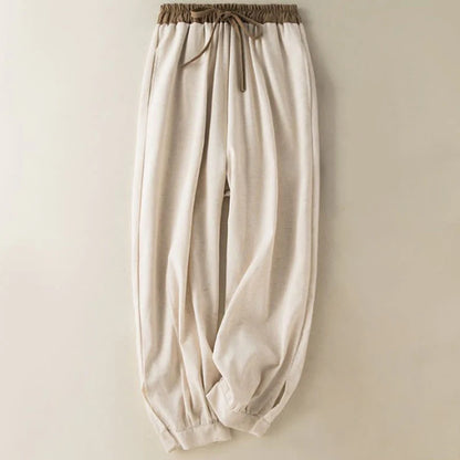 Women's Relaxed Drawstring Pants with Pockets