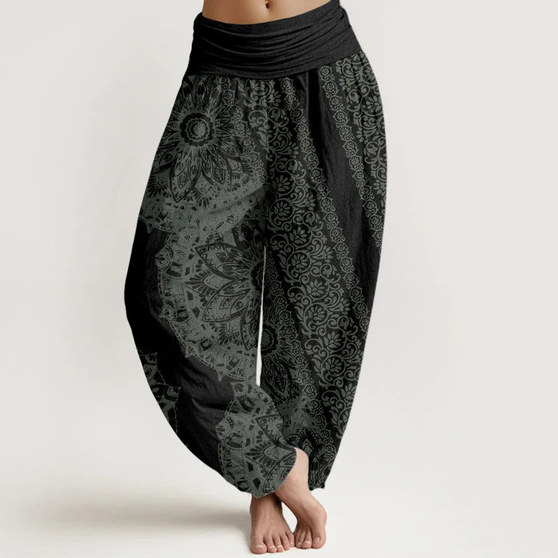 Women's Mandala Print Harem Pants