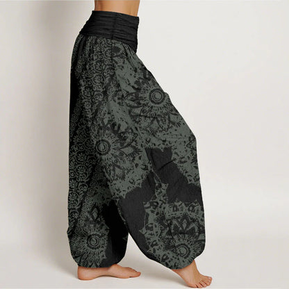 Women's Mandala Print Harem Pants