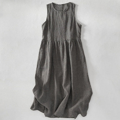 Women’s Sleeveless Pocket Midi Dress
