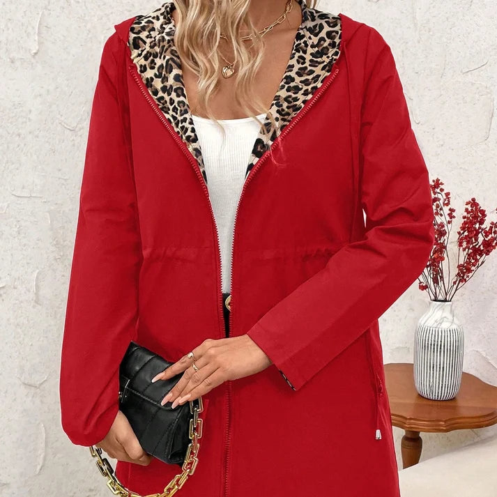 Women's Reversible Hooded Zip Jacket