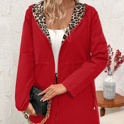 Women's Reversible Hooded Zip Jacket