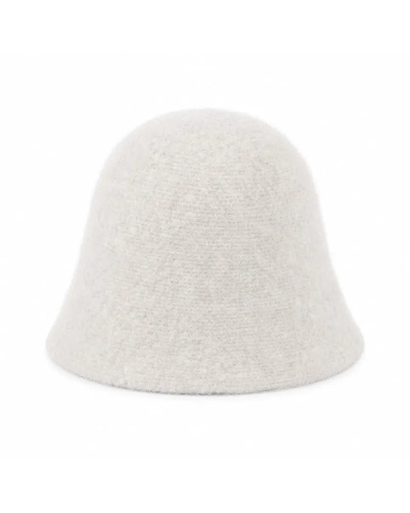 Women's Textured Bucket Hat with Rounded Crown