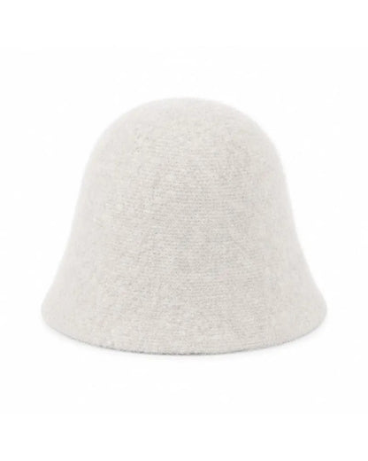 Women's Textured Bucket Hat with Rounded Crown