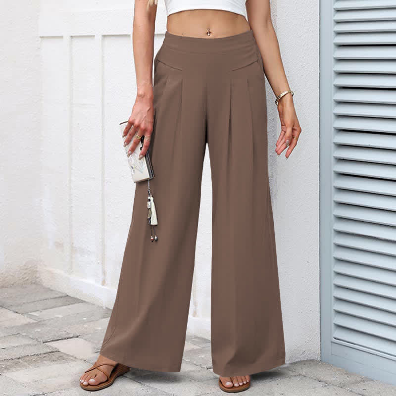 Women's High-Waist Wide Leg Pants