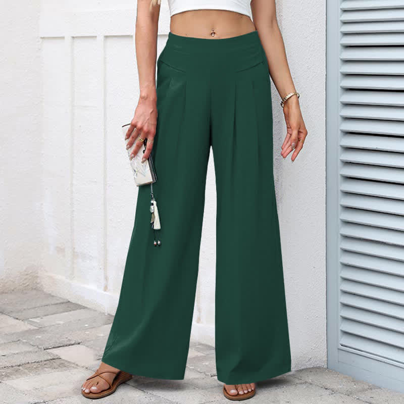 Women's High-Waist Wide Leg Pants