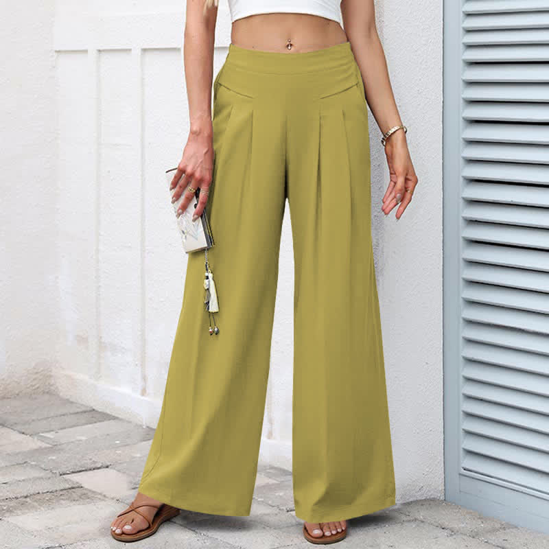Women's High-Waist Wide Leg Pants