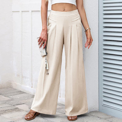 Women's High-Waist Wide Leg Pants