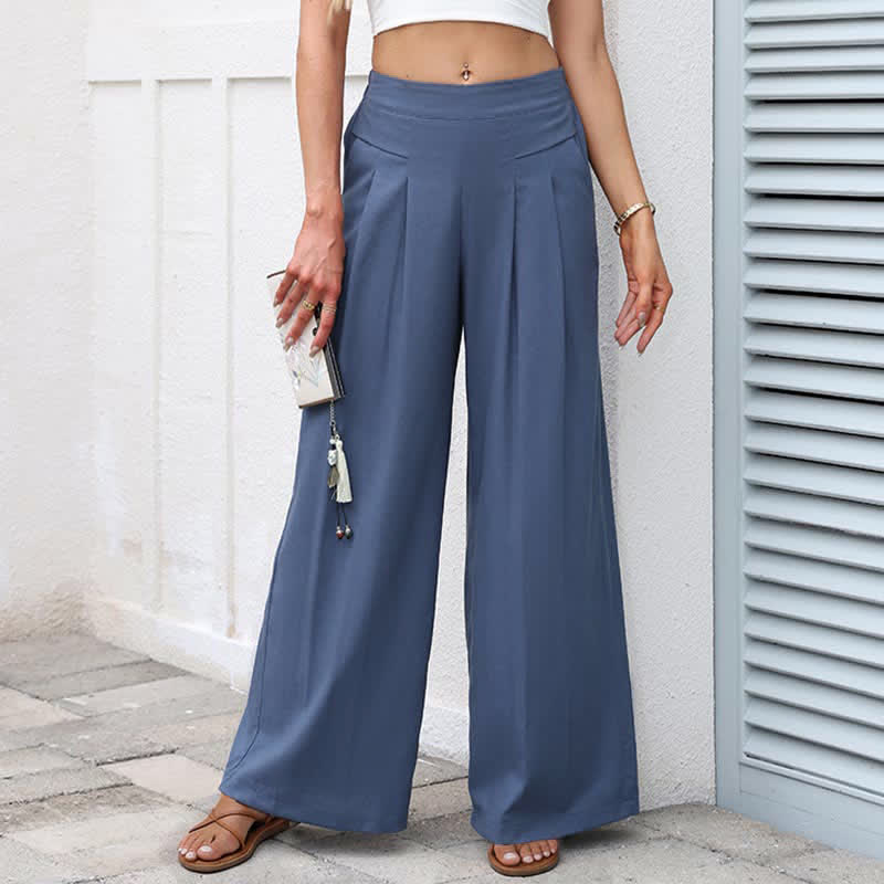 Women's High-Waist Wide Leg Pants