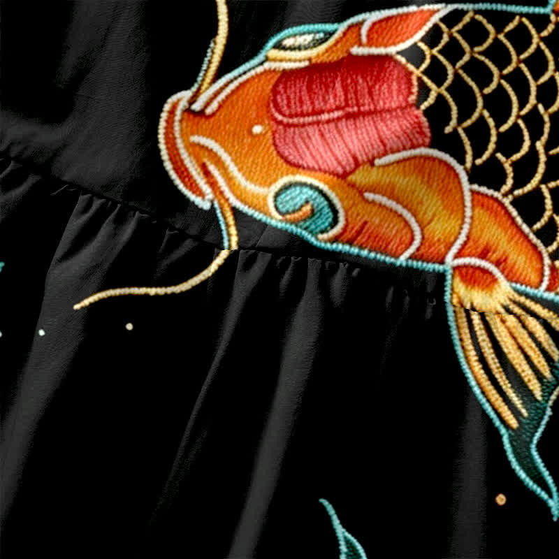 Women's Sleeveless Printed Pocket Dress