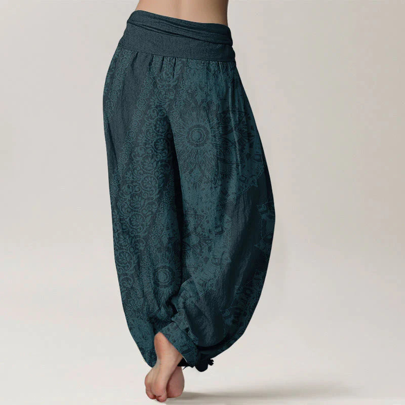 Women's Mandala Print Harem Pants
