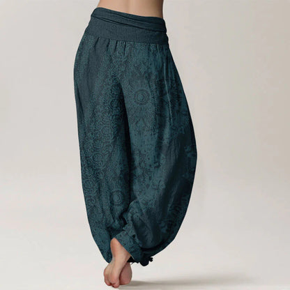 Women's Mandala Print Harem Pants