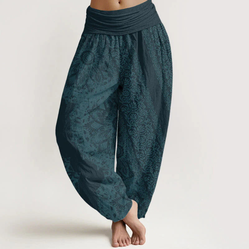 Women's Mandala Print Harem Pants