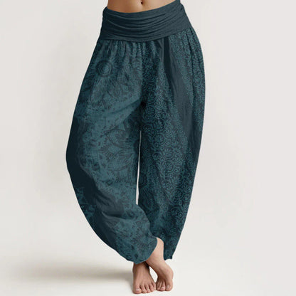 Women's Mandala Print Harem Pants